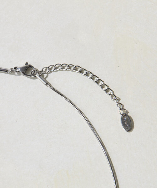 ear PAPILLONNER（イアパピヨネ）の「《金属アレルギー対応/ステンレス》パール付スライドネックレス（ネックレス・レディース・ゴールド/シルバー・FREE）」の5枚目の写真