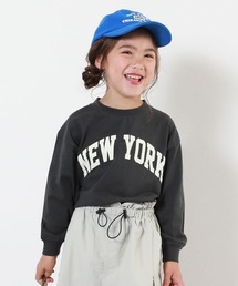 devirock | 綿100% デビラボ BIGシルエット プリント袖リブ 長袖Tシャツ(Tシャツ/カットソー)