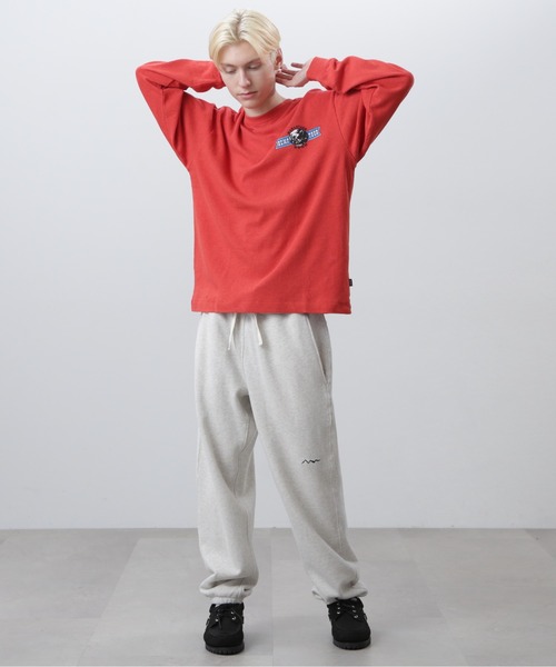 MANASTASH(マナスタッシュ)の「MANASTASH/マナスタッシュ/ HEMP L/S TEE HEMP TOUR 2000/ヘンプロンT ヘンプツアー2000(Tシャツ/カットソー・メンズ・ホワイト/ネイビー/オレンジ・S/M/L/XL)」の14枚目の写真