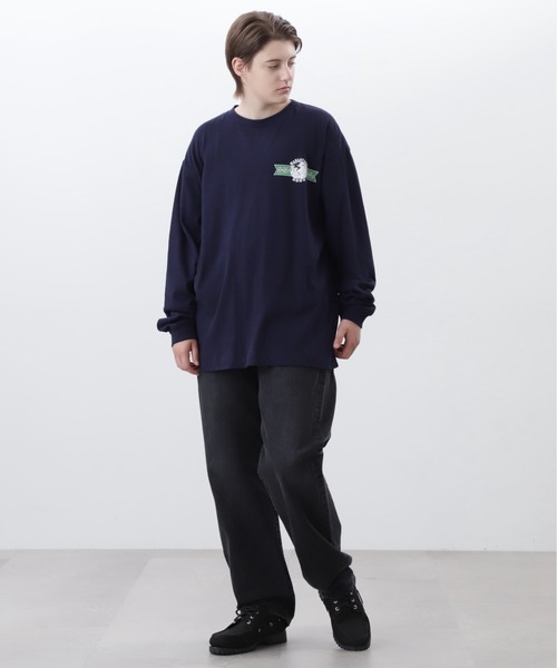 MANASTASH(マナスタッシュ)の「MANASTASH/マナスタッシュ/ HEMP L/S TEE HEMP TOUR 2000/ヘンプロンT ヘンプツアー2000(Tシャツ/カットソー・メンズ・ホワイト/ネイビー/オレンジ・S/M/L/XL)」の10枚目の写真