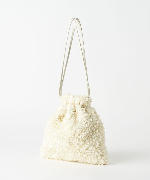 BEAUTY&YOUTH UNITED ARROWS(ビューティーアンドユースユナイテッドアローズ)の「フラワー リバーシブル ドロストバッグ(ショルダーバッグ・レディース・ブラック/オフホワイト・FREE)」の10枚目の写真