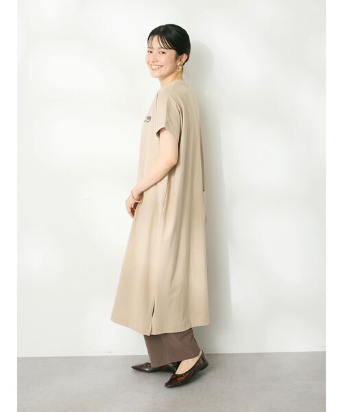 CRAFT STANDARD BOUTIQUE(クラフトスタンダードブティック)の「ヴィンテージ風天竺ワンポイントワンピース(ワンピース・レディース・ブラック/グレイッシュベージュ/レッド・FREE)」の21枚目の写真