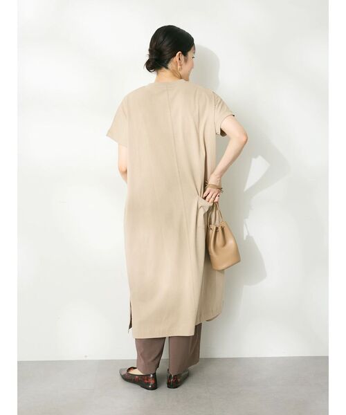 CRAFT STANDARD BOUTIQUE(クラフトスタンダードブティック)の「ヴィンテージ風天竺ワンポイントワンピース(ワンピース・レディース・ブラック/グレイッシュベージュ/レッド・FREE)」の22枚目の写真