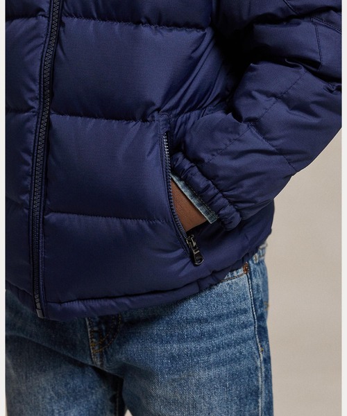 セール】リップストップ ダウン フーデッド ジャケット（ダウン