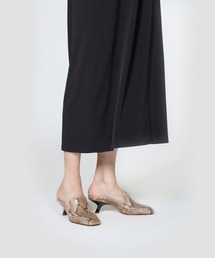PELLICO（ペリーコ）の「PESCA パイソン ミュール 5.5cm BEIGE