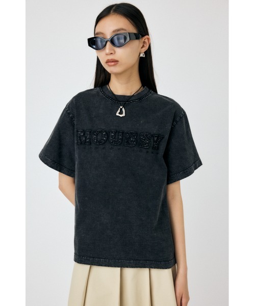 tシャツ WASHED PATCH MOUSSY Tシャツ レディース セール】WASHED PATCH MOUSSY Tシャツ（Tシャツ/カットソー