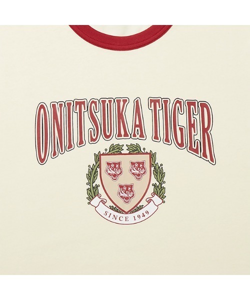 Onitsuka Tiger（オニツカタイガー）の「GRAPHIC TEE / グラフィックティー（Tシャツ/カットソー・レディース・オフホワイト/ネイビー・S/M/L/XL/XS）」の8枚目の写真