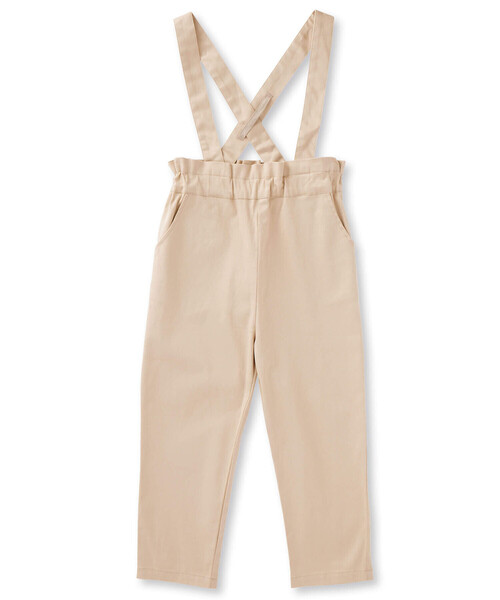 BeBe(ベベ)の「ツイルテーパードお花刺しゅうサスペンダーパンツ(90~150cm)(その他パンツ・キッズ・ベージュ/パープル・100cm/90cm/110cm/140cm/130cm/120cm/150cm)」の12枚目の写真