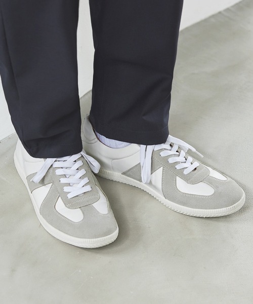【セール】ジャーマントレーナースニーカー（スニーカー）｜ESSENTIALS WARDROBE（エッセンシャルワードローブ）