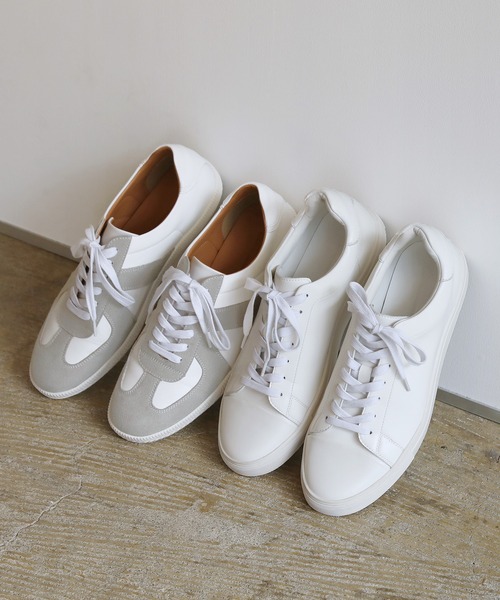 【セール】ジャーマントレーナースニーカー（スニーカー）｜ESSENTIALS WARDROBE（エッセンシャルワードローブ）