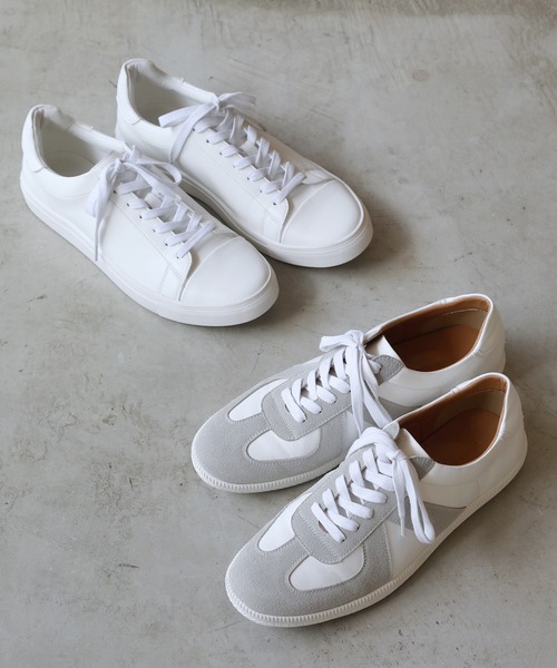 【セール】ジャーマントレーナースニーカー（スニーカー）｜ESSENTIALS WARDROBE（エッセンシャルワードローブ）