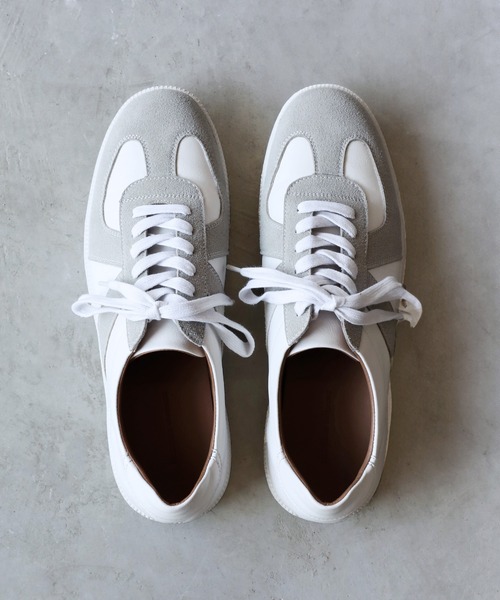 【セール】ジャーマントレーナースニーカー（スニーカー）｜ESSENTIALS WARDROBE（エッセンシャルワードローブ）