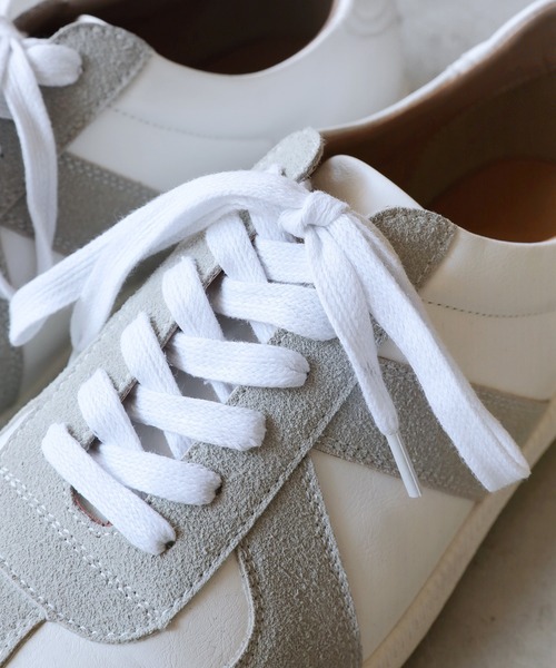 【セール】ジャーマントレーナースニーカー（スニーカー）｜ESSENTIALS WARDROBE（エッセンシャルワードローブ）