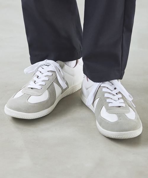 【セール】ジャーマントレーナースニーカー（スニーカー）｜ESSENTIALS WARDROBE（エッセンシャルワードローブ）