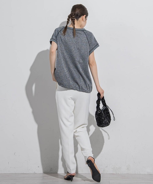 VICKY(ビッキー)の「【セットアップ対応】テーパードパンツ≪手洗い可能≫(スラックス・レディース・ベージュ/ピンク/ホワイト/ブルー/ブラック・M/S)」の9枚目の写真