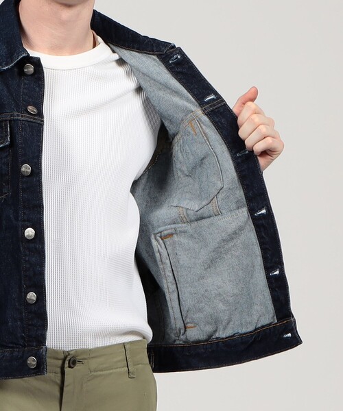 RED CARD TOKYO（レッドカード）の「【別注】RED CARD コットン デニムジャケット（デニムジャケット・メンズ・ネイビー・L/M）」の6枚目の写真