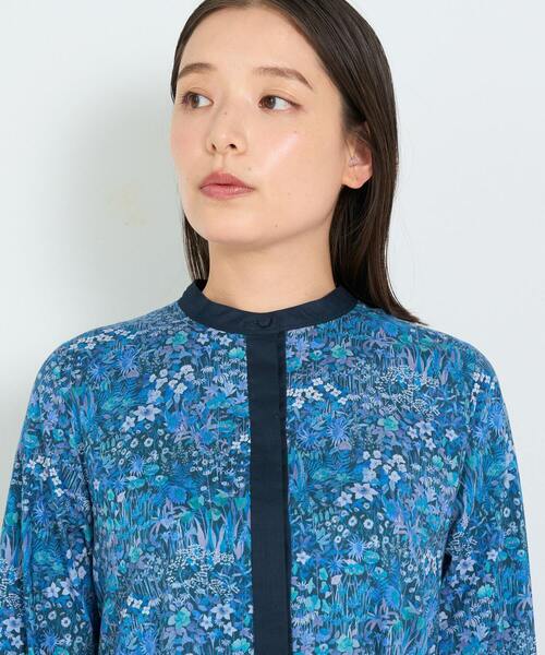 ADIEU TRISTESSE（アデュートリステス）の「リバティプリントワンピース（ワンピース・レディース・ブルー系その他/グレー系その他・38）」の9枚目の写真