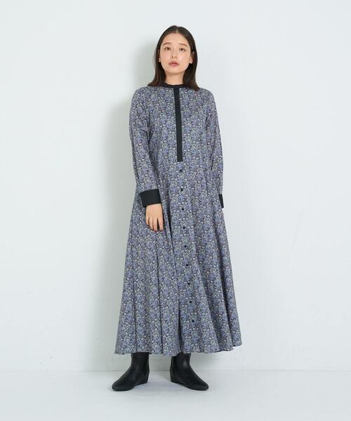 アデュートリステス　リバティワンピース セール】リバティプリントワンピース（ワンピース）｜ADIEU