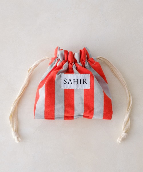 BIRTHDAY BAR(バースデイバー)の「【SAHIR サヒール】Drawstring bag 巾着ポーチ(ポーチ・レディース・ブラウン/グリーン/ブルー/グレー・0)」の9枚目の写真