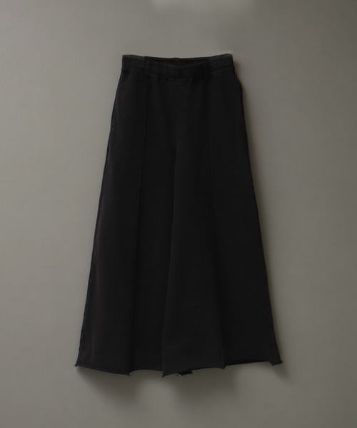 welise（ウェライズ）の「【welise/ウェライズ】ヘビーウェイトスウェット/ケミカルオーバーダイ センタークリース ワイドフレアパンツ（スウェットパンツ・メンズ・グレー/ワイン/ダークブラウン/ブラック系・S/M/L）」の5枚目の写真