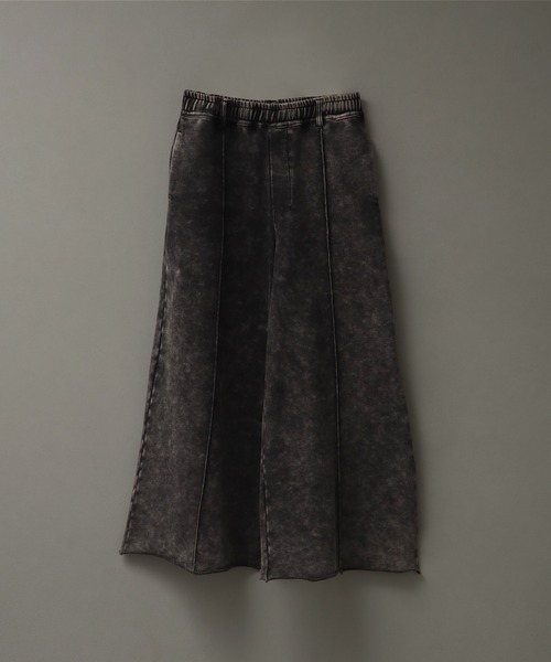 welise（ウェライズ）の「【welise/ウェライズ】ヘビーウェイトスウェット/ケミカルオーバーダイ センタークリース ワイドフレアパンツ（スウェットパンツ・メンズ・グレー/ワイン/ダークブラウン/ブラック系・S/M/L）」の6枚目の写真