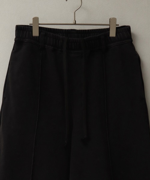 welise（ウェライズ）の「【welise/ウェライズ】ヘビーウェイトスウェット/ケミカルオーバーダイ センタークリース ワイドフレアパンツ（スウェットパンツ・メンズ・グレー/ワイン/ダークブラウン/ブラック系・S/M/L）」の18枚目の写真