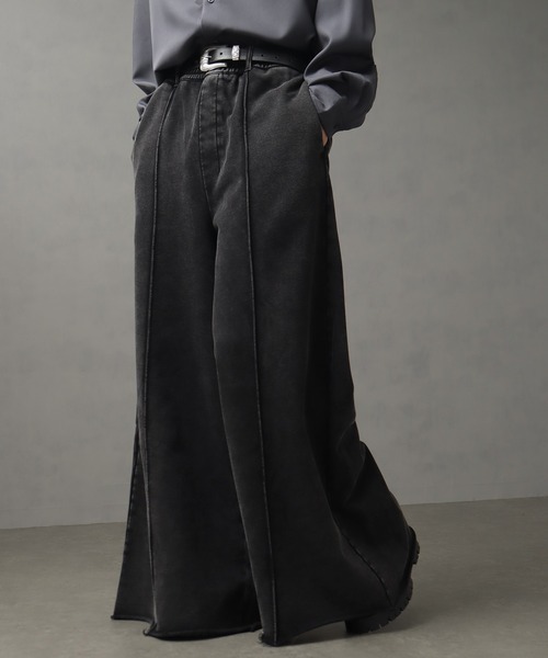 welise/ウェライズ】ヘビーウェイトスウェット/ケミカルオーバーダイ