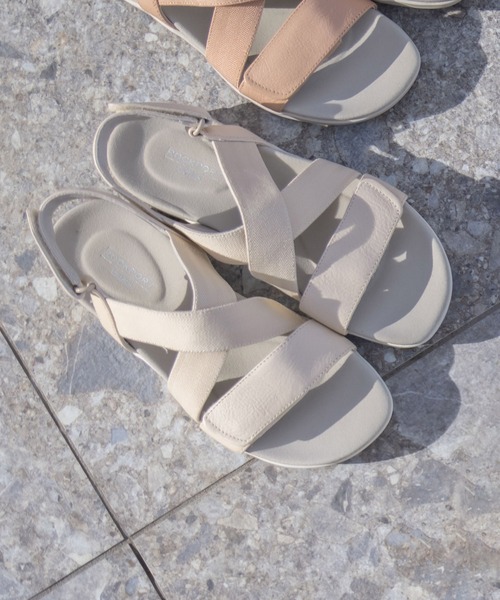 ROCKPORT(ロックポート)の「【WOMEN】 トゥルーウォークゼロ スリー サンダル ゴア アンクルストラップ(サンダル・レディース・オフホワイト・24.0cm/23.0cm/24.5cm/23.5cm/22.5cm/22.0cm/25.0cm)」の1枚目の写真