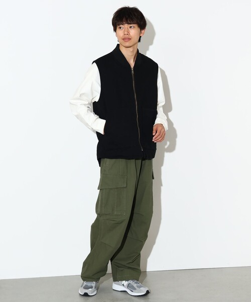 BEAMS HEART(ビームスハート)の「GMS ダック ベスト(ベスト・メンズ・チャコールグレー/ブラック・SMALL/MEDIUM/LARGE)」の8枚目の写真