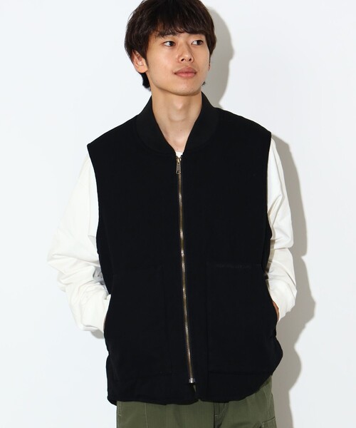 BEAMS HEART(ビームスハート)の「GMS ダック ベスト(ベスト・メンズ・チャコールグレー/ブラック・SMALL/MEDIUM/LARGE)」の10枚目の写真