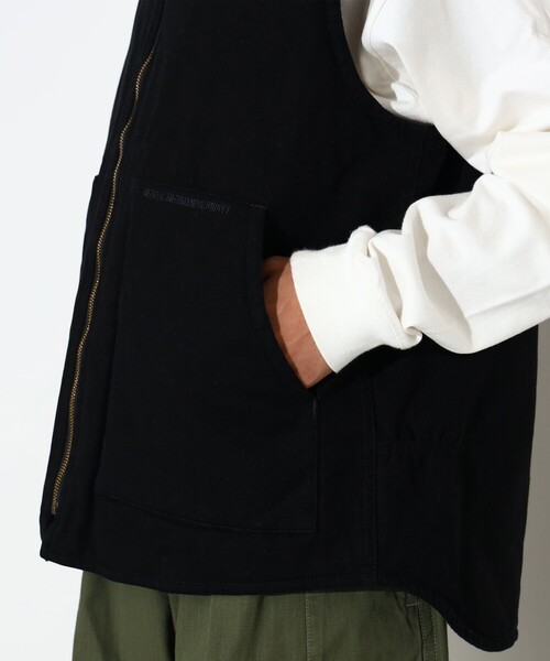 BEAMS HEART(ビームスハート)の「GMS ダック ベスト(ベスト・メンズ・チャコールグレー/ブラック・SMALL/MEDIUM/LARGE)」の12枚目の写真