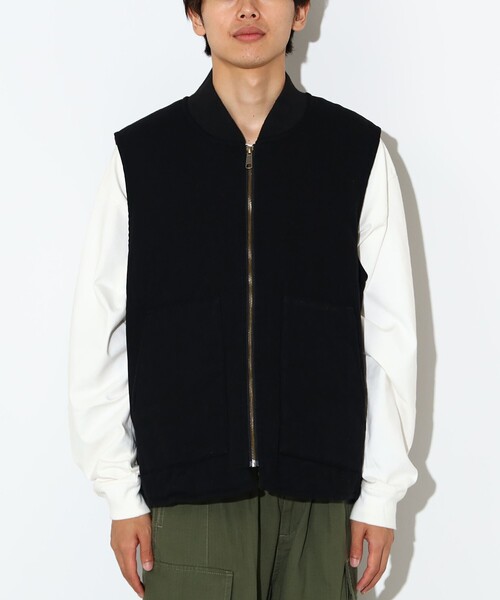 BEAMS HEART(ビームスハート)の「GMS ダック ベスト(ベスト・メンズ・チャコールグレー/ブラック・SMALL/MEDIUM/LARGE)」の14枚目の写真