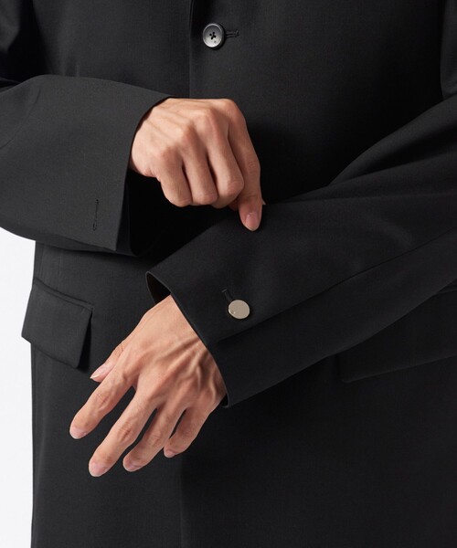 【関税込み】TOTEME ブラック ストレート テーラードジャケット th products/ティーエイチプロダクツ】Single Jacket