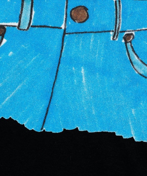 Little sunny bite(リトルサニーバイト)の「LittleSunnyBite/リトルサニーバイト/the frog big tee(Tシャツ/カットソー・レディース・ホワイト/ブラック・M/S)」の8枚目の写真