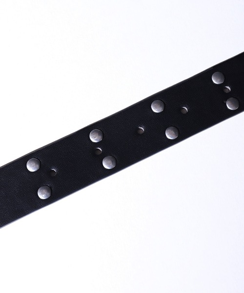 NILWAY（ニルウェイ）の「ウエスタンスタッズベルト（ベルト・メンズ・ブラック×シルバー・FREE）」の4枚目の写真