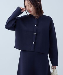 RONEL（ロネル）の「ダブルフェイスニットジャケット（カーディガン/ボレロ）」