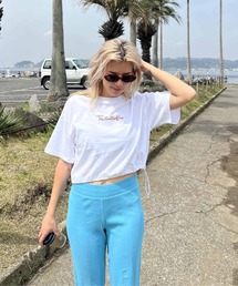BAJA CALI/ロキシードローコード付き半袖Tシャツ