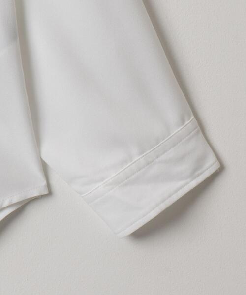 LUCY（ルーシー）の「LUCY/ボウタイロングスリーブシャツ（シャツ/ブラウス・メンズ・ブラック/ホワイト・MEDIUM/LARGE）」の5枚目の写真