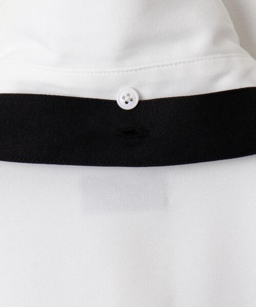 LUCY（ルーシー）の「LUCY/ボウタイロングスリーブシャツ（シャツ/ブラウス・メンズ・ブラック/ホワイト・MEDIUM/LARGE）」の7枚目の写真