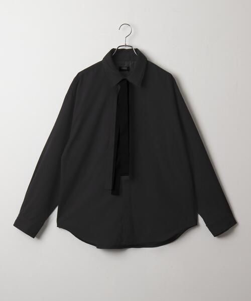 LUCY（ルーシー）の「LUCY/ボウタイロングスリーブシャツ（シャツ/ブラウス・メンズ・ブラック/ホワイト・MEDIUM/LARGE）」の22枚目の写真