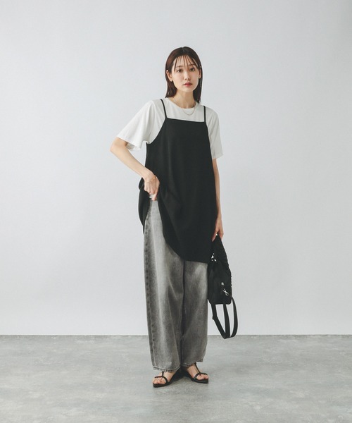 GLOBAL WORK（グローバルワーク）の「GOODデニムカーブパンツ/143956（デニムパンツ・レディース・ネイビー/ブルー/グレー/アイボリー・SMALL/MEDIUM/LARGE/X-SMALL/X-LARGE/XX-LARGE）」の8枚目の写真