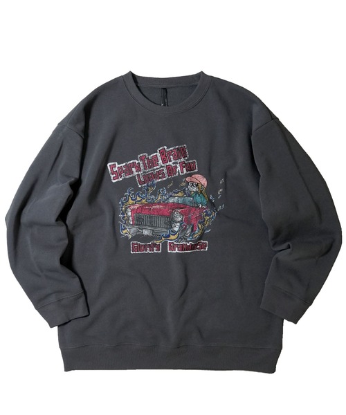 Starting Over（スターティングオーバー）の「heavy weight various design sweat shirt/ヘビーウェイト アソート デザイン 裏起毛 スウェットシャツ（スウェット・メンズ・アッシュグレー/チャコールグレー/ホワイト/ブラック/ホワイト系その他/ホワイト系その他2/ブラック系その他2/ブラック系その他3/ブラック系その他4/グレー系その他2/グレー系その他3/グレー系その他4/グレー系その他7/ブラック系その他6/グレー系その他5/ブラック系その他7/ライトグレー系2/ライトグレー系/グレー系その他6/ブラック系その他5/ライトグレー系3/ライトグレー系1/ブラック系その他/グレー系その他・M/L/XL）」の20枚目の写真