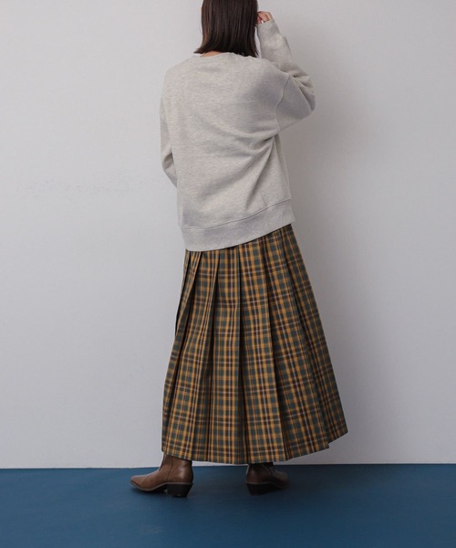 SENSE OF PLACE by URBAN RESEARCH（センスオブプレイスバイアーバンリサーチ）の「チェックプリーツスカート（スカート・レディース・ブルー系その他/グレー系その他/イエロー系その他・ONE）」の15枚目の写真