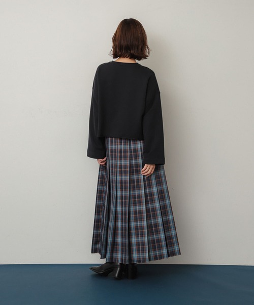 SENSE OF PLACE チェックプリーツスカート　YEL×GRE イエロー チェックプリーツスカート イエローのレンタル／制服レンタル