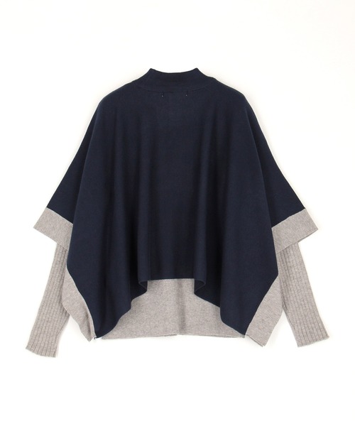 NICOLE white（ニコルホワイト）の「アンサンブルニット／スヌードポンチョ×クルーネックプルオーバー（アンサンブル・レディース・ブラック/グリーン/その他2/その他1/イエロー/ライトグリーン/その他3/サックスブルー・FREE）」の14枚目の写真