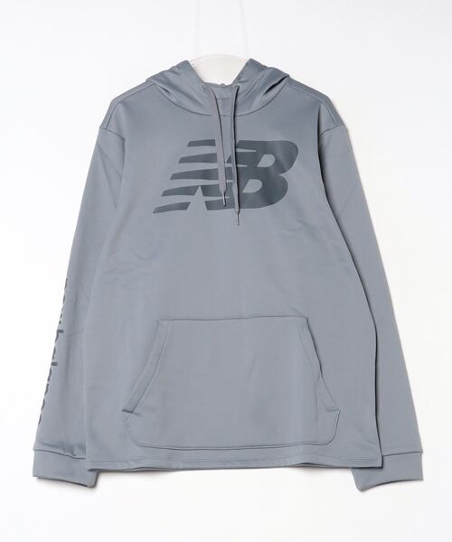 NEW BALANCE（ニューバランス）の「ニューバランス New Balance フリースプルオーバーフーディ Tenacity（パーカー・メンズ・ネイビー/ブラック/グレー・S/M/L/LL）」の3枚目の写真