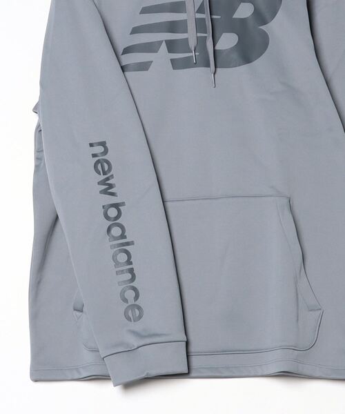 NEW BALANCE（ニューバランス）の「ニューバランス New Balance フリースプルオーバーフーディ Tenacity（パーカー・メンズ・ネイビー/ブラック/グレー・S/M/L/LL）」の4枚目の写真