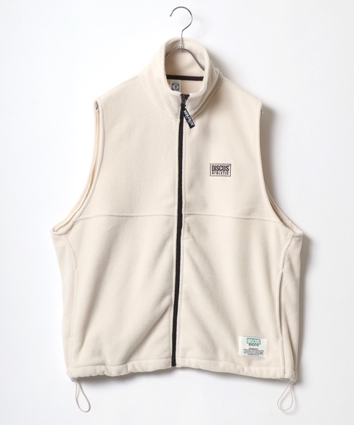 DISCUS（ディスカス）の「DISCUS/ディスカス フリース スタンドベスト（ベスト・レディース・アイボリー/キャメル/ブラウン/ブラック・L/M）」の5枚目の写真