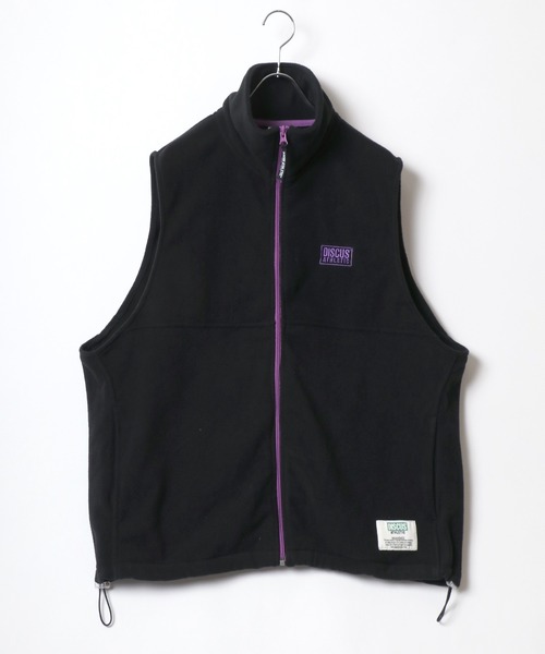 DISCUS（ディスカス）の「DISCUS/ディスカス フリース スタンドベスト（ベスト・レディース・アイボリー/キャメル/ブラウン/ブラック・L/M）」の7枚目の写真