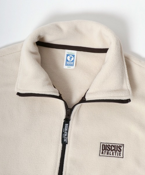 DISCUS（ディスカス）の「DISCUS/ディスカス フリース スタンドベスト（ベスト・レディース・アイボリー/キャメル/ブラウン/ブラック・L/M）」の14枚目の写真